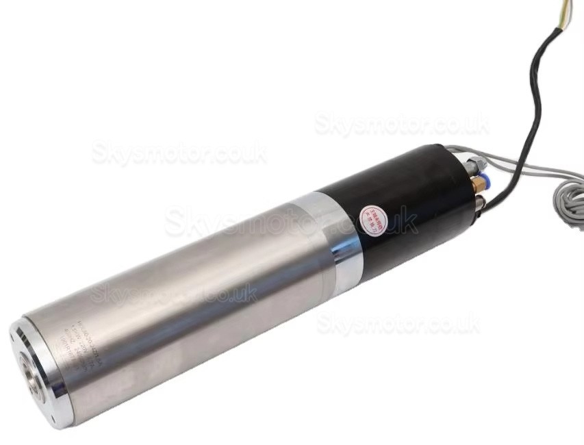 2.2KW 220V/380V Water Cooled ATC (Automatic Tool Change) Spindle Motor JGL80-20-24Z/2.2 0.88Nm 24,000 RPM ISO20